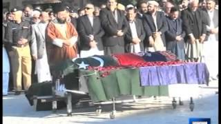 Dunya NewsFuneral prayers of martyred Chaudhry Aslam held [upl. by Alejna]