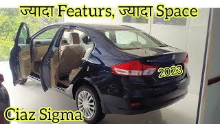 NEXA Ciaz Sigma Base model 2023🔥 Features Price Interior Exterior Full Review❣️ Ciaz 2023 [upl. by Ahtanoj]