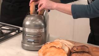 How to Use the KitchenAid Pro Line Toaster  WilliamsSonoma [upl. by Yretsym76]