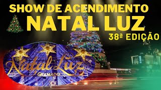 NATAL LUZ GRAMADO  RS  SHOW DE ACENDIMENTO DAS LUZES 2023  JONATAS DE SÃ [upl. by Hsirahc]