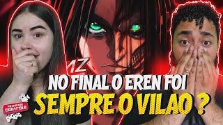 Eren Attack on Titan  AO SOM DO ESTRONDO  7 Minutoz  REACT EM CASAL [upl. by Ahsiena379]