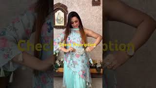 Indo Western Dress With Dhoti Pant Check Discription For More Details shortvideo shorts trending [upl. by Ahtenak386]