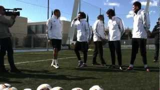 Marcelo nutmegged by bwin player  bwin Customers Train for Real [upl. by Eisor]