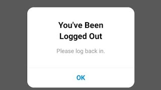 Instagram down 2024  Instagram youve been logged out please log back again  Instagram logged out [upl. by Niveb686]