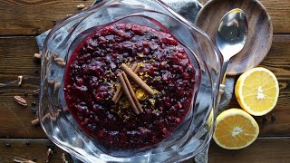 How to Make Homemade Cranberry Sauce with Recipe  The Inspired Home [upl. by Efron]