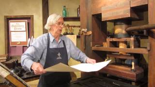 How a Gutenberg Printing Press Works [upl. by Montfort]