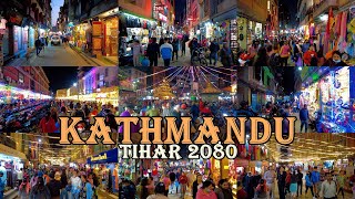 KATHMANDU Extremly Busy Market Tour During Tihar Festival 2023 Nepal 🇳🇵 [upl. by Obe]