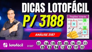 lotofacil Dicas 3188  Análise Resultado 3187 [upl. by Akissej182]