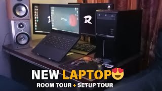 New laptop vlog  complete room tour amp setup tour  lahorekalarkavlogs [upl. by Esilehs]