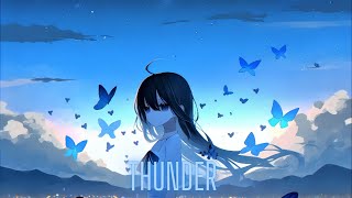 Nightcore  Thunder   Gabry Ponte Luxmix Prezioso  Lyrics [upl. by Emee]