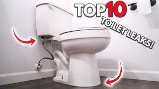 TOP 10 Common Reasons Why Your Toilet Leaks EXPLAINED Tips And Tricks DIY FIX How TO For Beginners [upl. by Nylavad221]