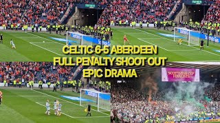 EPIC DRAMA  CELTIC 65 ABERDEEN PENALTY SHOOT OUT  SCOTTISH CUP SEMI FINAL [upl. by Elvira]