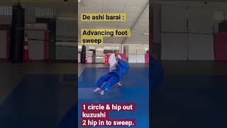 DE ASHI BARAI Advanced Foot Sweep by Graeme Spinks 7dan [upl. by Gardiner]