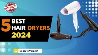 Top 5 Best Hair Dryers in 2024  Best Hair Dryers in India  Smart Gadgets Wala [upl. by Aeresed]