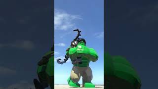 Hulk Hugs Venom amp HULK Transforms into Red Venom  LEGO Marvel Super Heroes [upl. by Acinomad]