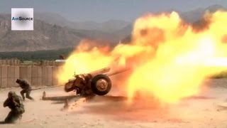 Afghans Training on the Soviet 122 mm Howitzer 2A18 D30 [upl. by Saville]