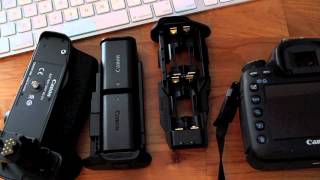 Canon BGE11 Battery Grip ReviewTutorial For 5D Mark iii [upl. by Ranson]