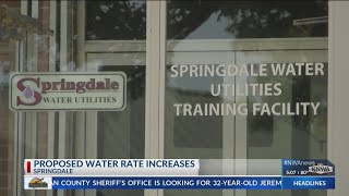 Springdale Water Utilities proposes rate increase [upl. by Kerat]