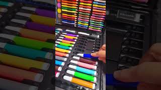 Art Supplies  School Supplies  Drawing Set  Stationery Set  Color Set asmr art colors [upl. by Wyndham]