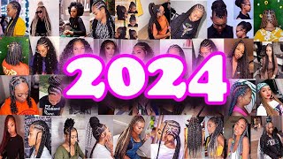 2024 New amp Latest hairstyles for Black women 1million [upl. by Eirojram]