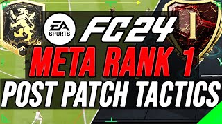 FC 24  BEST META Rank 1 Custom Tactics amp Instructions Post Patch [upl. by Garlanda]