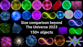 Size comparison beyond The Universe 2023 [upl. by Fairman]