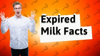 What do supermarkets do with expired milk [upl. by Errised]