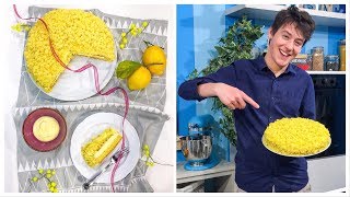 TORTA MIMOSA al limone  soffice e profumata  perfetta per la FESTA della DONNA  Davide Zambelli [upl. by Lemon]