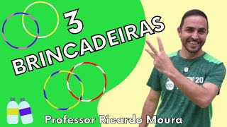 3 BRINCADEIRAS PARA RECREAÇÃO  Educação Física Escolar [upl. by Pressman875]