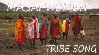 Beautiful Maasai women singing a tribe song [upl. by Leamsi804]