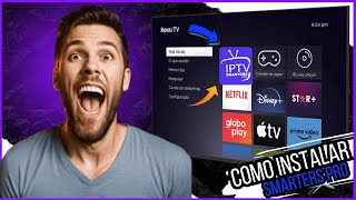 ROKUTV COMO INSTALAR SMARTERS PRO OU QUALQUE APLICATIVO NA ROKU TV VEJA FOI SENSACIONAL😱🥶 [upl. by Pearman]