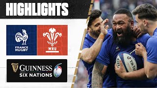 HIGHLIGHTS  France v Wales  2023 Guinness Six Nations [upl. by Yrrok275]