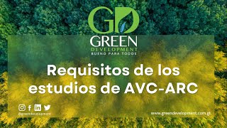 Webinar Requisitos del proceso de Elaboración de Estudios de AVC ARC [upl. by Harima]