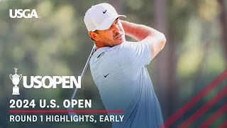 2024 US Open Highlights Round 1 Early [upl. by Yllek371]