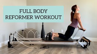 Pilates Reformer Workout  Full Body  Intermediate [upl. by Niriam]