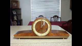 Schatz Art Deco Triple Chime Mantel Clock [upl. by Kcinnay63]