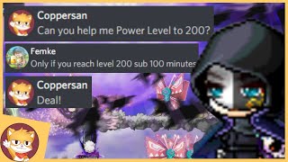 Level 200 in 100 Minutes  Night Walker leveling  MapleStory  GMS [upl. by Lisle]