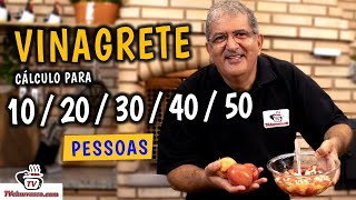 Como Fazer Vinagrete para 50 Pessoas  TvChurrasco [upl. by Esilenna]