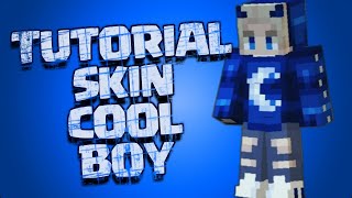 TUTORIAL Skin Cool Boy Pixel Gun 3D  Free Copy [upl. by Wons]