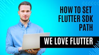 how to set flutter sdk path in Android Studio [upl. by Spieler]