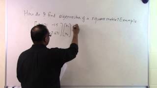 Chapter 0410 Lesson How Do I Find Eigenvectors of a Square Matrix Example [upl. by Casandra798]