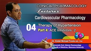 Cardiovascular Pharmacology Ar  04  ACEIs Part2 [upl. by Elocal]