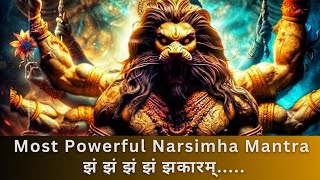 महाशक्तिशाली श्री नृसिंह मंत्र षोडशबाहु नरसिंह अष्टकम् narasimha mantra [upl. by Beker82]