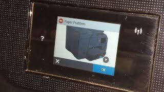 How to fix paper jam problem on HP Officejet 8710 and 8715 8720 8730 8610 [upl. by Melia]