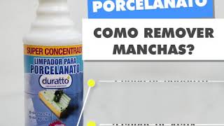 COMO REMOVER MANCHAS DO PORCELANATO [upl. by Ahsikyt499]