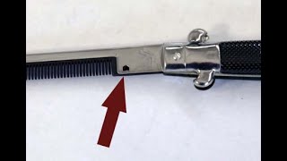 Stiletto Comb to Stiletto Knife Conversion [upl. by Nylikcaj158]