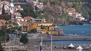 Funchal Marina Live Webcam 1 wwwmadeirawebcom [upl. by Ttiwed]