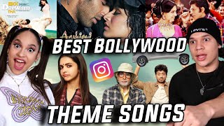 Waleska amp Efra react to Bollywood Movie theme songs that are incredibly beautiful [upl. by Leizar]