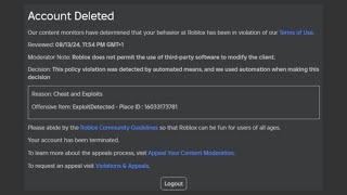 So I Got Banned From Roblox Bye Guys 💔 [upl. by Kimball]