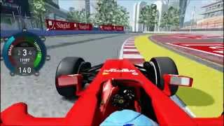 Assetto Corsa  F1 2014 Ferrari  Singapore [upl. by Kho]